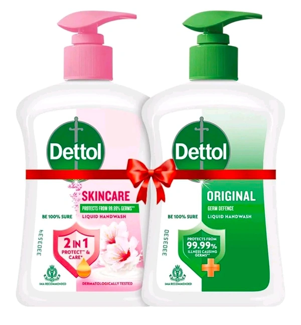 Dettol Original Germ Defence Liquid Hand Wash Buy 1 Get 1 Free - 210 ML