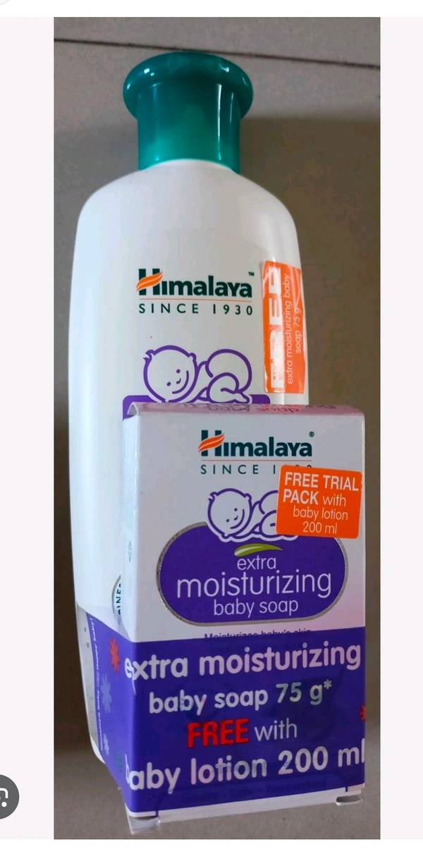 Himalaya Extra Moisturizing Baby Soap - 200 Ml With 75 GM