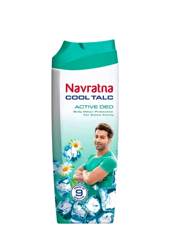 Navratna Navratan Cool Talc Active Deo - 100 GM