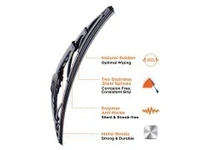 myTVS Crystal Wiper Blade 14" Inch