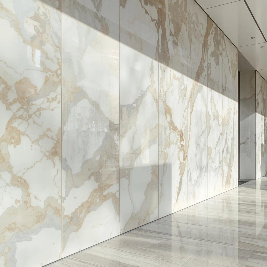 Exterior marble protection film