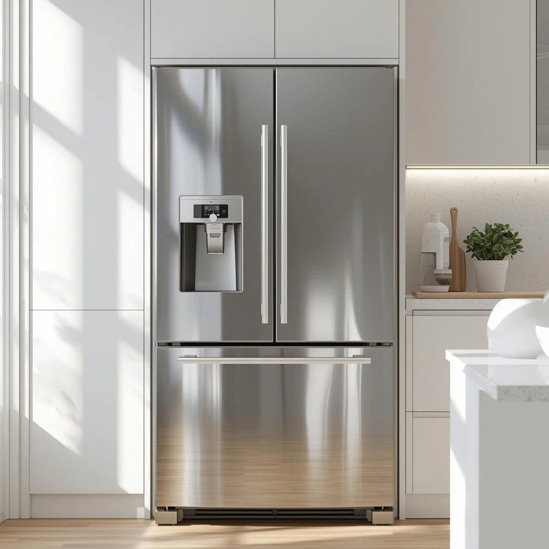 Appliance protection film for refrigerator surfaces