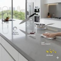 Kitchen Marble / Granite Countertop Protection Film โ Chennai