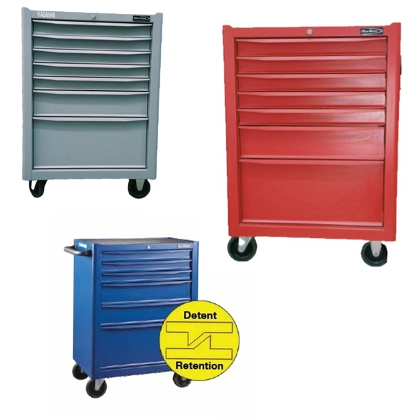 Blue Point KRB13007 7 Drawer Roll Cabinet - Black, Black