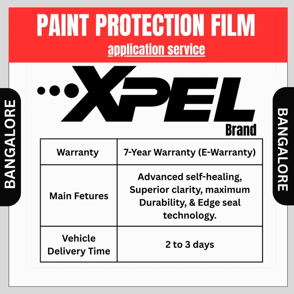 XPEL Bangalore – XPEL Exo Armor PPF (7 Years Warranty)