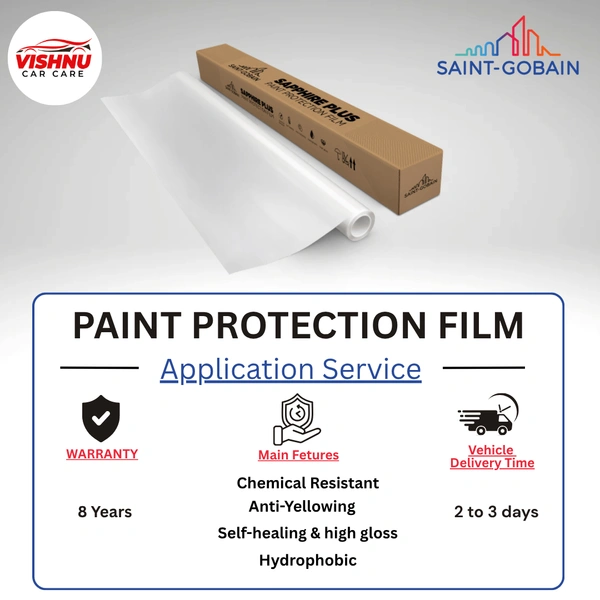 Saint-Gobain Sapphire Plus PPF in Visakhapatnam (8 Years Warranty)
