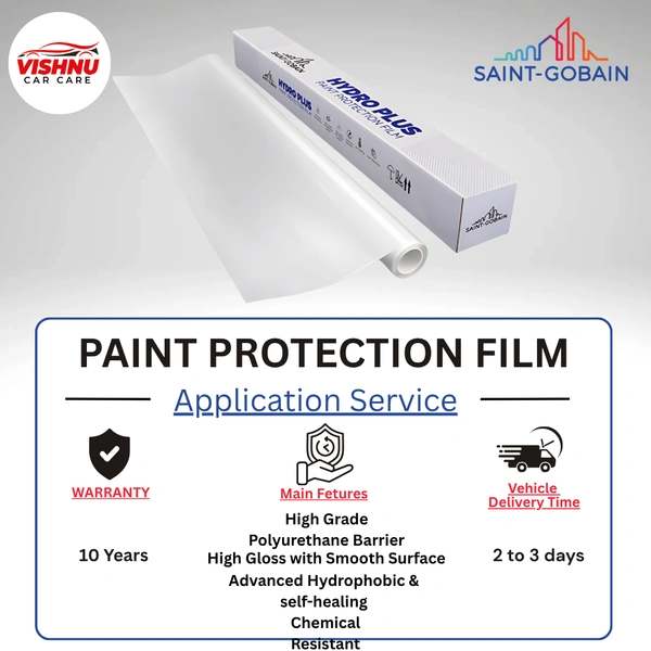 Saint-Gobain Hydro Plus PPF in Visakhapatnam (10 Years Warranty – Glossy Finish)