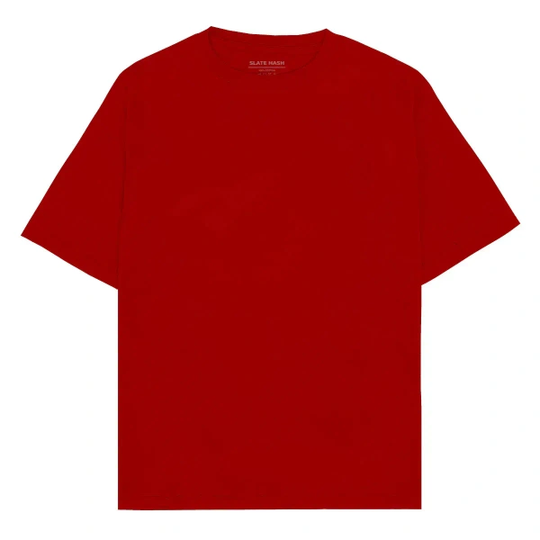 VAC T shirt plain - Red