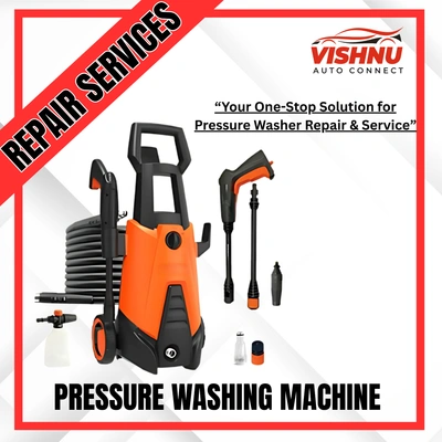 High-pressure washer – Removes dirt quickly