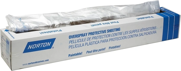 Overspray protective sheeting