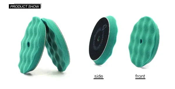 DETROMOTIVE - Waffle pad Green 6 inch