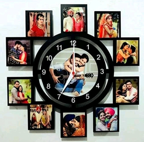 Heart MDF CLOCK - There is no Glass, 12*12