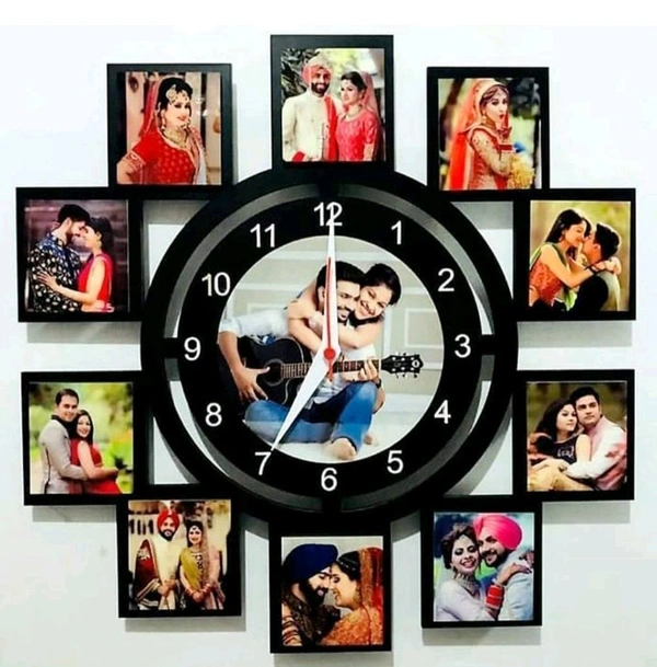 Heart MDF CLOCK - There is no Glass, 12*12