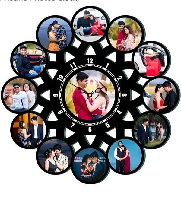 Heart MDF CLOCK - There is no Glass, 16*16