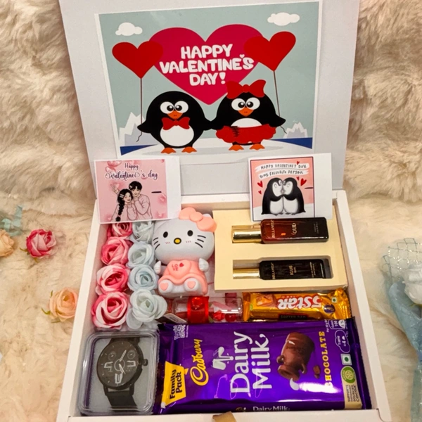 “Forever Love Valentine Gift Box” FOR MEN
(Cute • Romantic • Premium Combo)