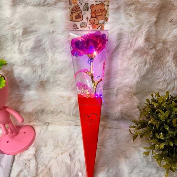 Multi Colors Lighting Cute Artificial Rose 01
