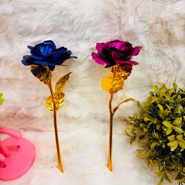 Valentine’s Day Special Rose Pack Of 1 - Purple