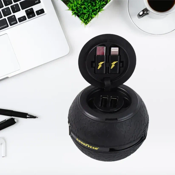 Car Charging Cable With Multiple Charging Tips - IPhone, Android, USB-C - Universal Charging Solution For Your Car