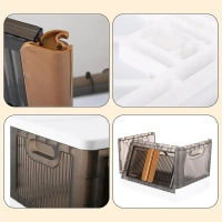 Plastic Folding Wardrobe Storage Organizer (1 Layer / 1 Pc)