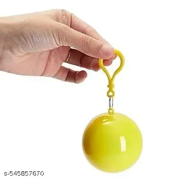 Trehive Portable Keychain Raincoat Ball – Emergency Disposable Raincoat for Men, Women & Kids