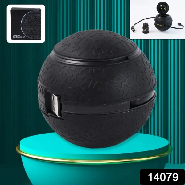 Car Charging Cable With Multiple Charging Tips - IPhone, Android, USB-C - Universal Charging Solution For Your Car