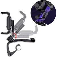 Car Mobile Phone Holder Mount Stand With 360 Degree. Stable One Hand Operational Compatible With Car Dashboard.