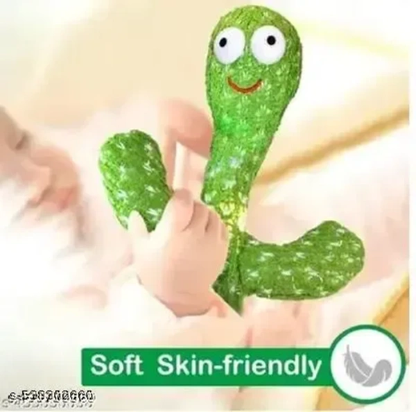 Rechargeable Dancing Cactus Talking Baby Toys for Kids Speaking Singing Repeat What You Say Children Educational Musical Interactive Electronic Plush Soft Toys