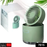Mini Desktop Cooling Fan With Humidifier Spray