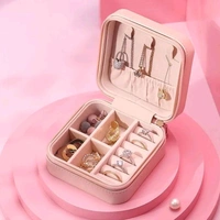 Mini PU Leather Jewellery Box For Travel & Storage