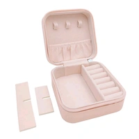 Mini PU Leather Jewellery Box For Travel & Storage