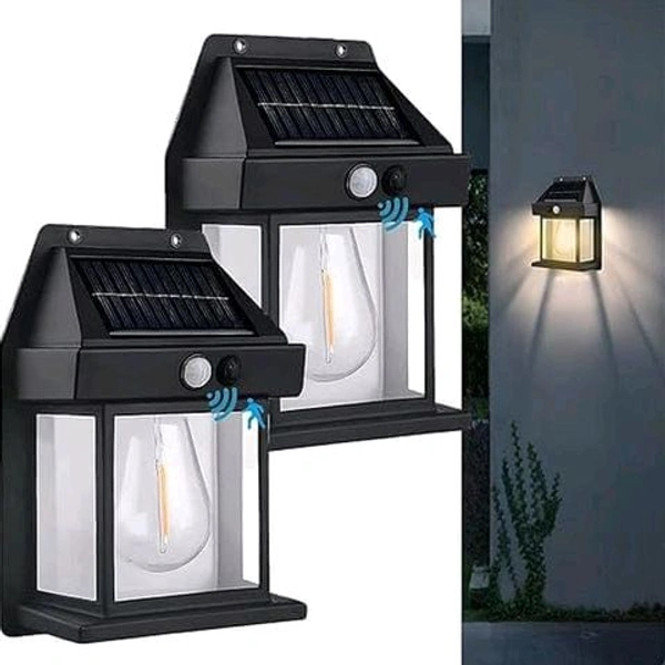 Solar Wall Lamp – Wireless Outdoor Light With Motion Sensor & 3 Modes