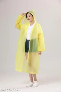 Pack of 2 Unisex Waterproof Raincoat with Hood Cap For Outdoor Travel Portable Suit