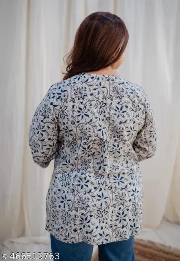 100% COTTON Short Kurti For Women&Girl's - L