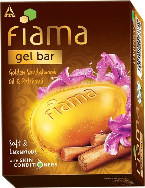 FIAMA Golden Sandalwood Oil & Patchouli Soap Gel 125g - 125g, Fiama