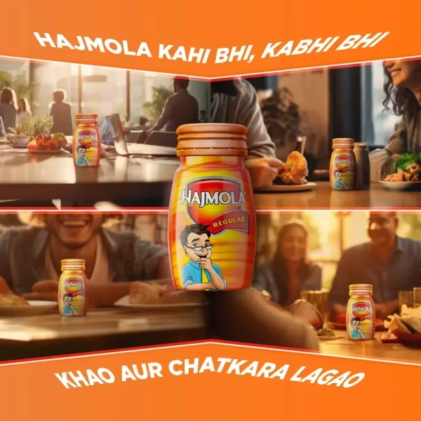 Hajmola Digestive - 120 Tablets (Regular Flavour) - Hajmola