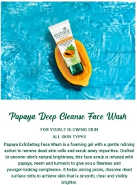 BIOTIQUE Bio Papaya Deep Cleanse Face Wash 100 ml - 100ml, Biotique