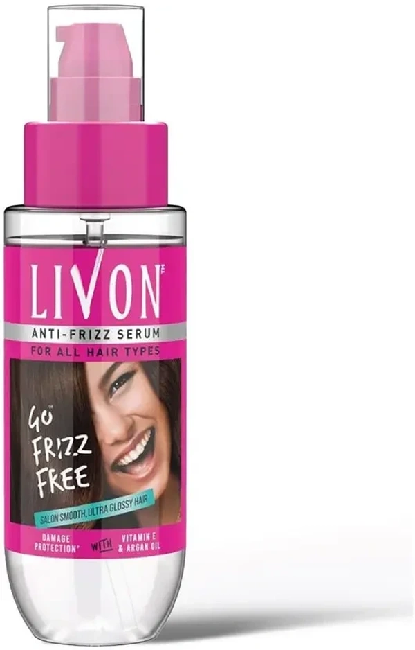 LIVON ,Smooth Hair, with Argan Oil & Vitamin E - Livon