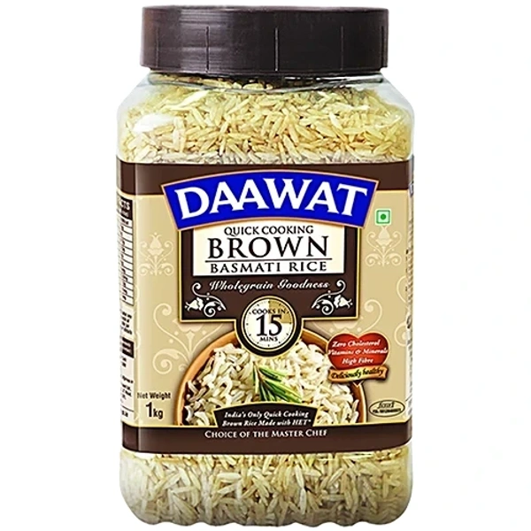 Daawat Brown Basmati Rice 1Kg - 1Kg, Daawat