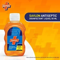Savlon Antiseptic Disinfectant Liquid, 50 ml - 50ml, Savlon