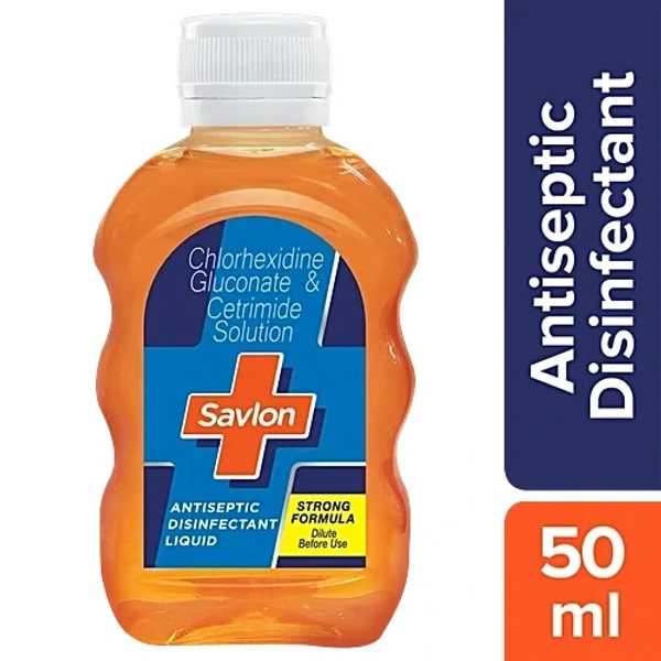 Savlon Antiseptic Disinfectant Liquid, 50 ml - 50ml, Savlon