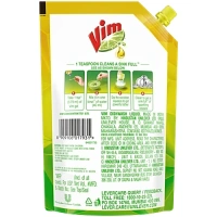Vim Lemon Dishwash Liquid Gel 130ml - 130ml, Vim