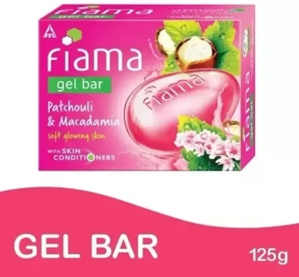 FIAMA Patchouli & Macadamia Gel Bar Soap 125g - 125g, Fiama
