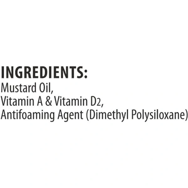 Dhara Kachi Ghani Mustard Oil 1L - 1Ltr, Dhara