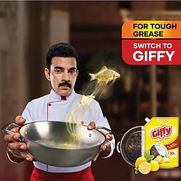 Giffy Dish Wash Gel - 900 ml - 900ml, Giffy
