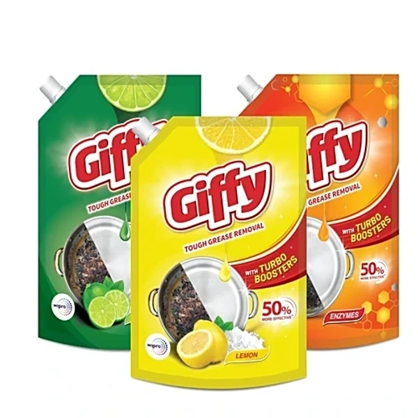 Giffy Dish Wash Gel - 900 ml - 900ml, Giffy