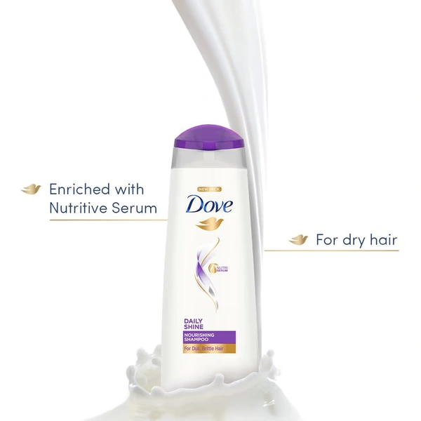 Dove Daily Shine Shampoo 340 ml - 340ml, Dove