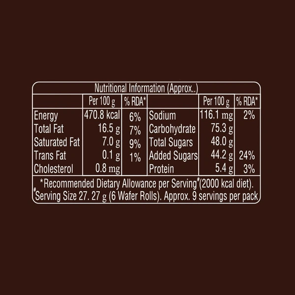 Dukes Waffy Chocolate flavoured Wafer roll Jar (250g) - 250g, Dukes