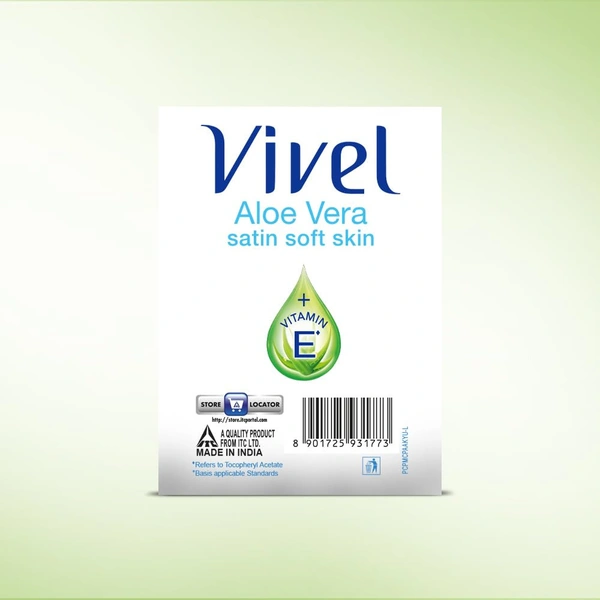 Vivel Aloe Vera Grade 1 Bathing Soap 150gx4 - 150x4, Vivel