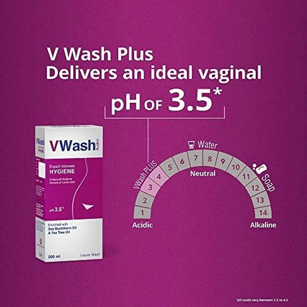 VWash Plus Expert Intimate Hygiene, 200 ml - 200ml, VWash