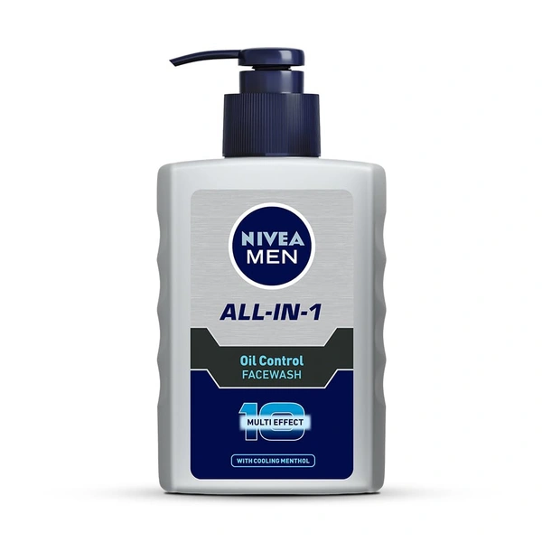 NIVEA MEN All in 1 Oil Control Face Wash 150ml - 150ml, Nivea